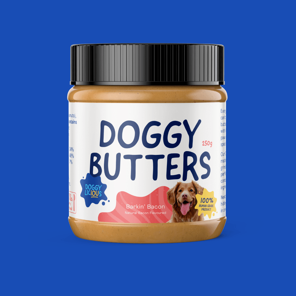 Doggylicious Doggy Butters Peanut Butter - Barkin' Bacon