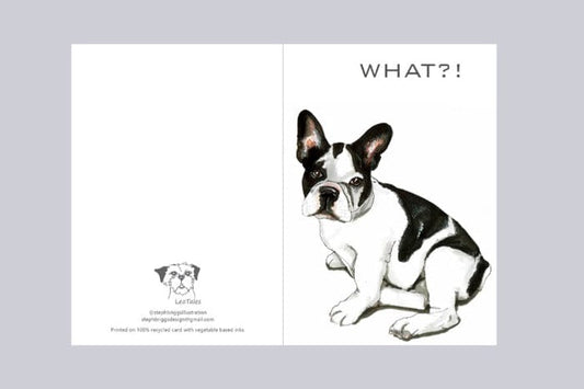 What?! Frenchie Card