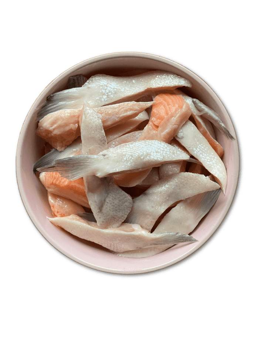 Salmon Bellies & Meaty Offcuts - The Saltiest Dog 