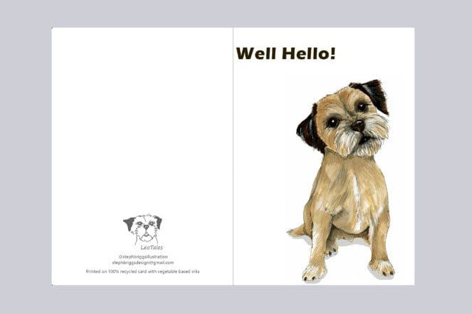 Well Hello! Terrier Card